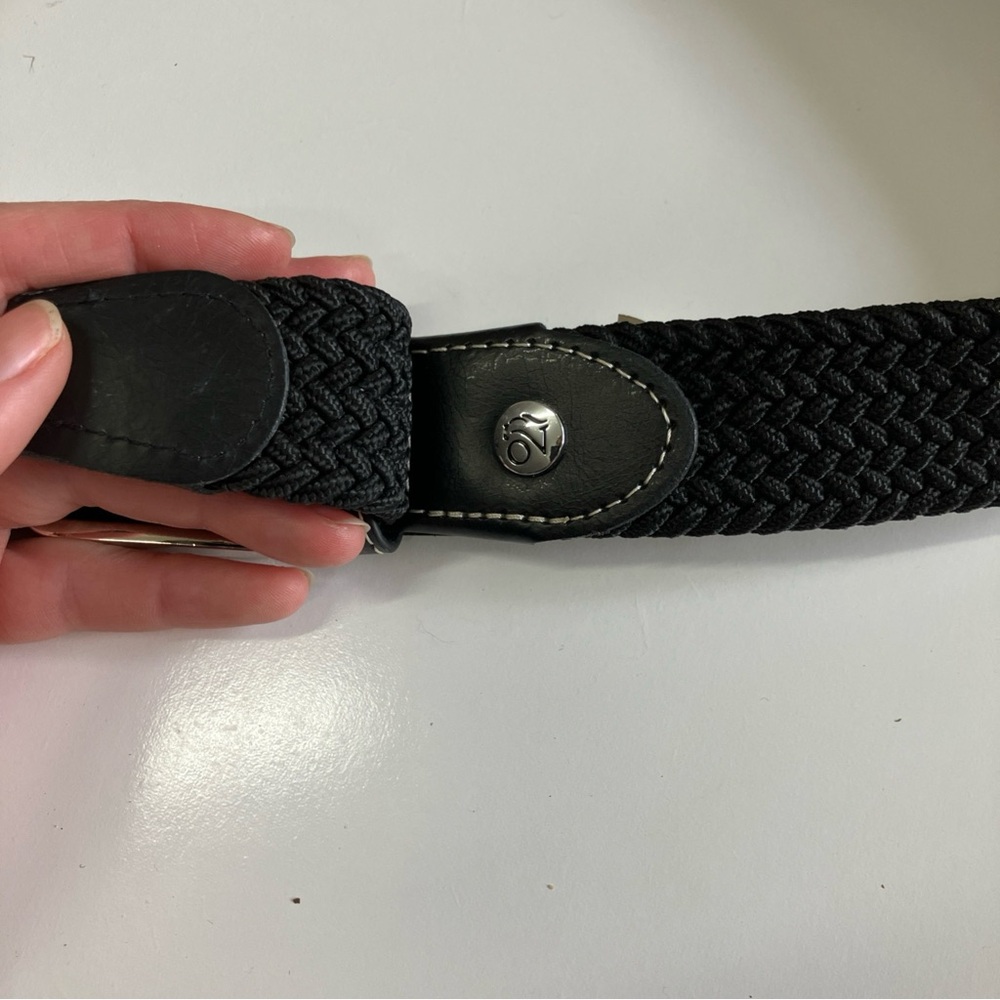 Black Braided women’s riding Belt by ovation medium